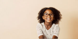 Smiling girl Progressive eye Care